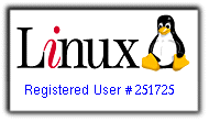 Registered Linux User #251725