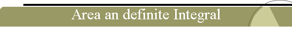 Area an definite Integral