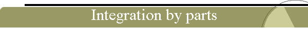 Integration by parts