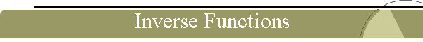 Inverse Functions