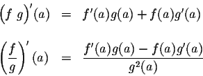 \begin{displaymath}\lim_{h \rightarrow 0} \frac{f(a + h) - f(a)}{h} = 2 a.\end{displaymath}