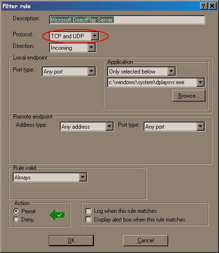 MSD rule options