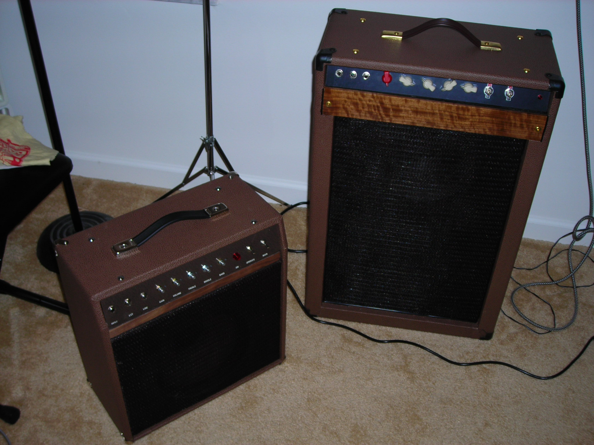 3 yards of Cocoa Tolex goes a long ways....