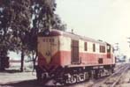 Locomotora EE #5773, liviana en Playa Buenos Aires. Circa 1973. Foto Carlos Perez Darnaud