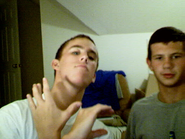 This is me and mason, im on the right and hes on the left