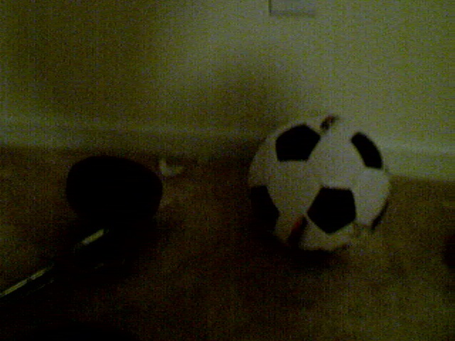 This is when mason knocked over my lamp with the ball, the reason the lighting is bad is because the damn light was broken