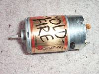Ferrite can motor