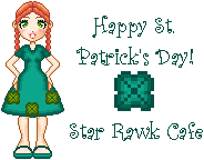 A St. Patty's Day gift from Star Rawk Cafe.