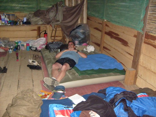 Sleeping in the Community Center