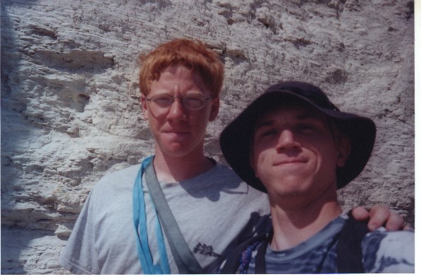 David and Me at base of Tower