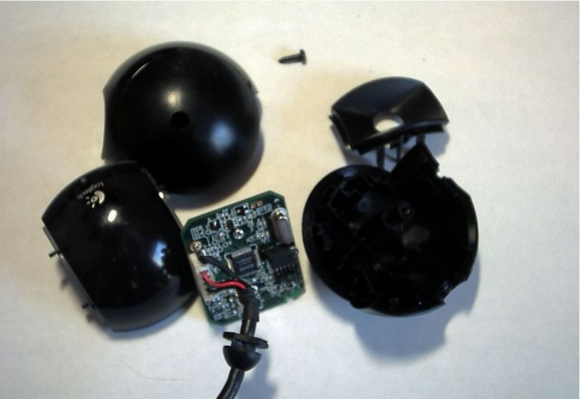 web cam apart