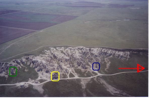 Marked photo for reference