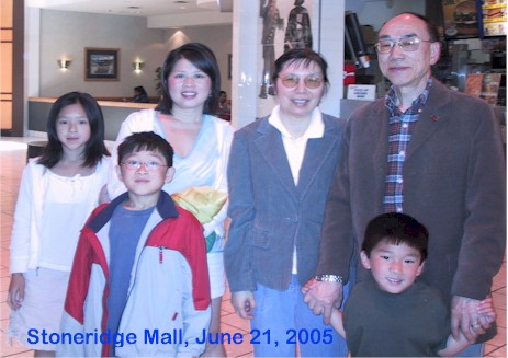 Group picture taken by daddy