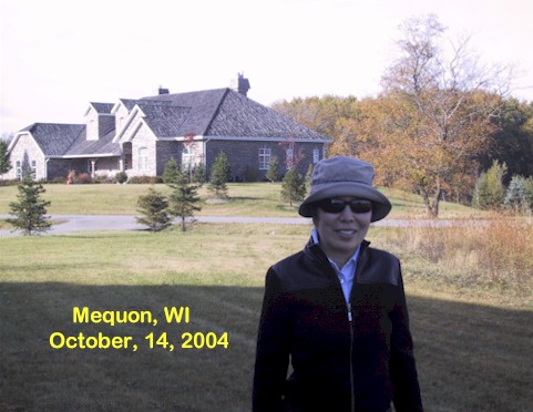 Developer's  house in back ground