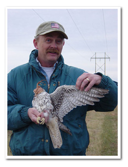 Jimmy with new tiercel prairie