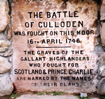 Culloden memorial