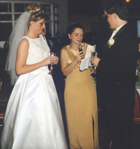 Matron of Honor, Teresa Presenting A Toast!