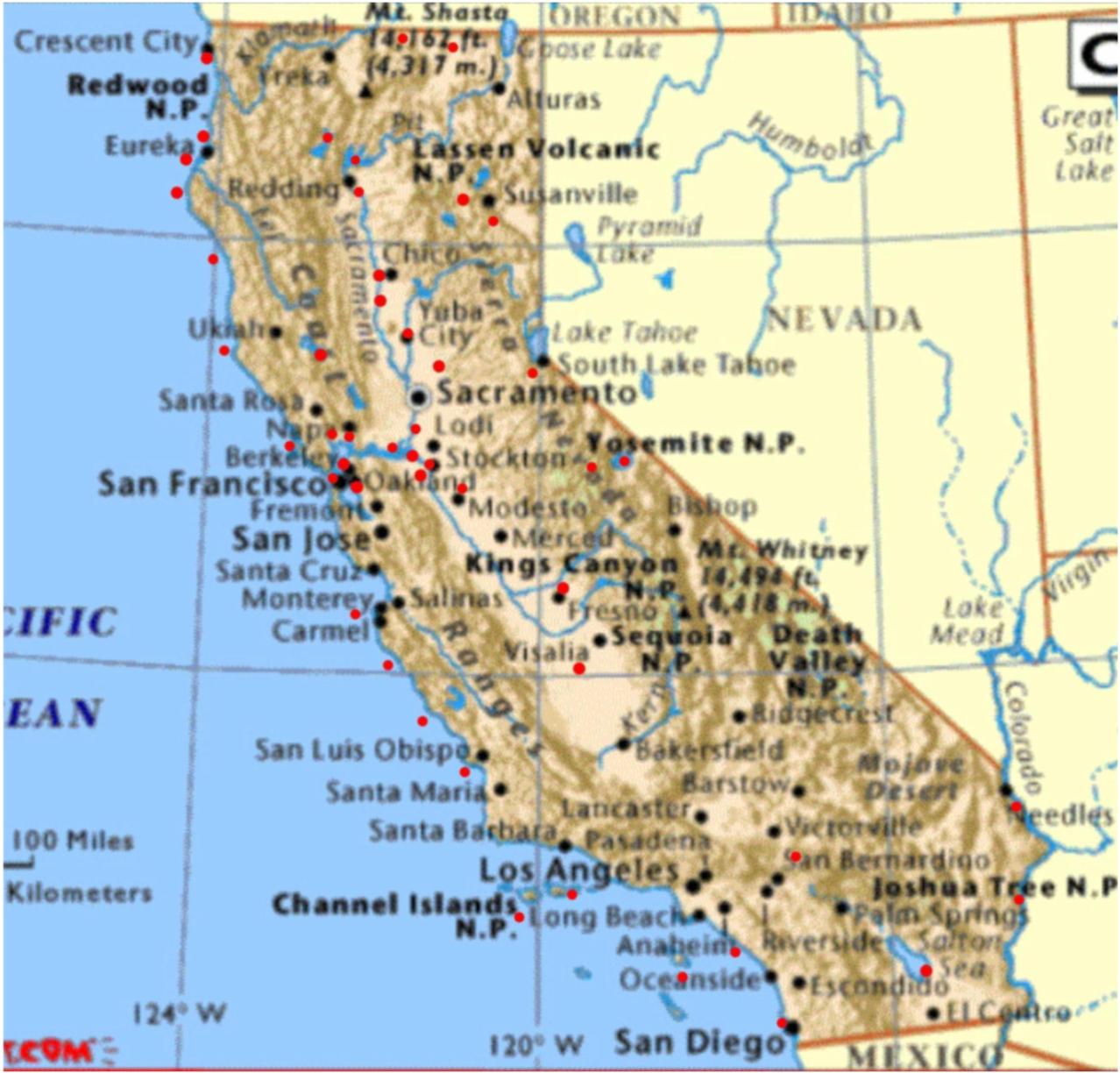 California map