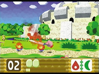 screenshot from Kirby 64