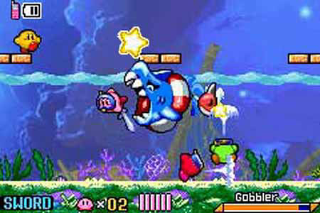 screenshot from Kirby's Amazing Mirror