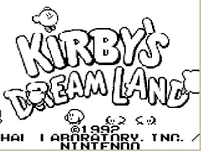 screenshot from Kirby's Dream Land