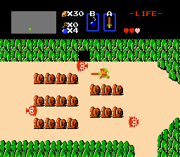 screenshot from Legend of Zelda