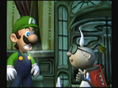 screenshot from Luigi's Mansion