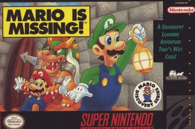 Mario Is Missing box
