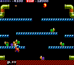 screenshot from Mario Bros.