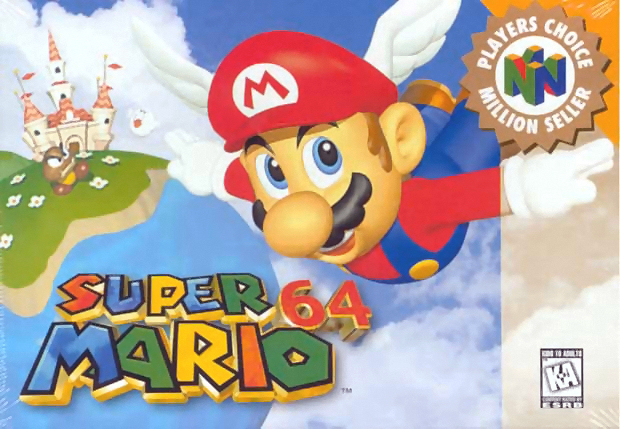 Super Mario 64 box