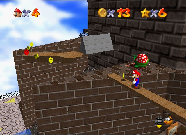 screenshot from Super Mario 64