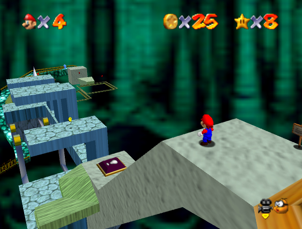 screenshot from Super Mario 64