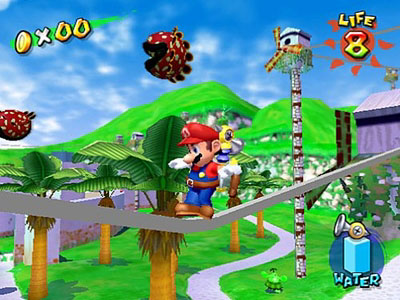 screenshot from Super Mario Sunshine