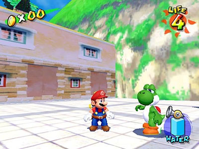 screenshot from Super Mario Sunshine