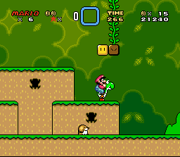 screenshot from Super Mario World