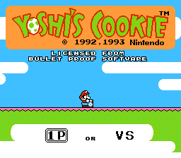 screenshot from yoshi's cookie