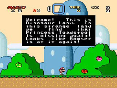 screenshot from Yoshi's Island