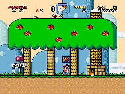 screenshot from Yoshi's Island