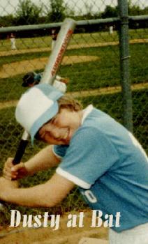 Dusty at Bat