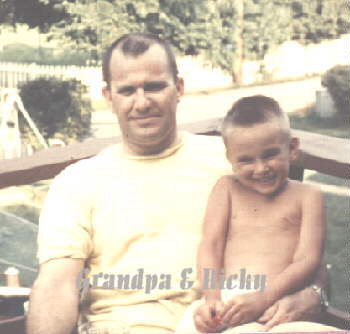 Grandpa and Rick @ 5037 Morgan
