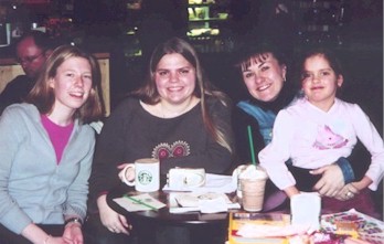 Choc, Leanne, Maria and Joanna. Photo copyright ©2003 Sue Stephenson