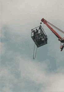 Matt's bungee jump.  Animation courtesy of Janet