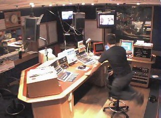 Taking a ride across the studio