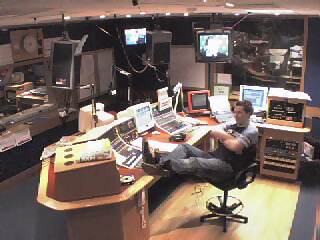 Time to put his feet up...
