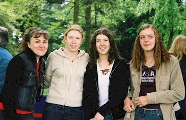 Maria, Choc, Carlene and Pru. Photo copyright �2003 Sue Stephenson