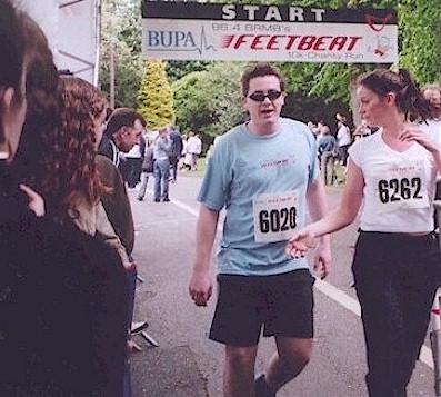 Matt completes the run.  Photo Copyright �2003 Sue Stephenson