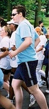 Matt begins the run.  Photo Copyright �2003 Sue Stephenson