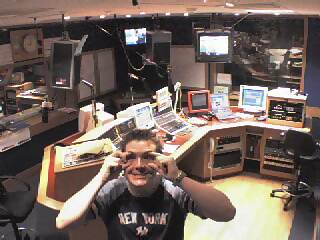 Matt likes to make the webcam viewers jump!