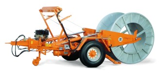Cable drum trailers, hydraulic