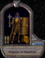 Read about Korwald Black, Warrior of maulitar